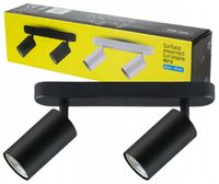 Lampa ścienno-sufitowa Maclean MCE452 B. Aluminiowa, 2xGU10, 55x100mm