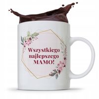 Kubek Prezent Dla Mamy Wszystkiego Najlepszego Z Nadrukiem Ze Zdjęciem
