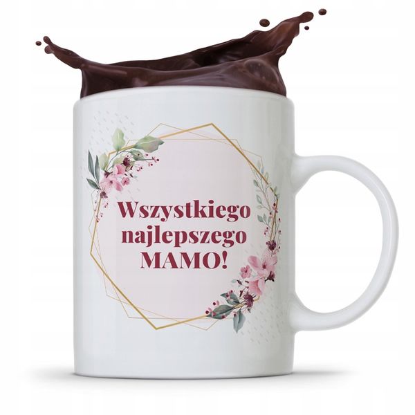 Kubek Prezent Dla Mamy Wszystkiego Najlepszego Z Nadrukiem Ze Zdjęciem zdjęcie 1