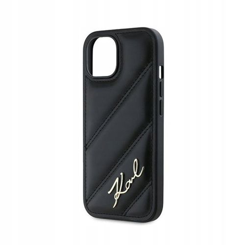 Etui do iPhone 15 / 14 / 13 Karl Lagerfeld Diagonal Quilted Script Case na Arena.pl
