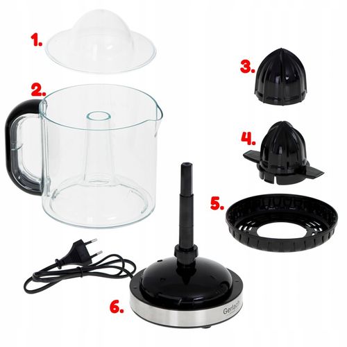 ELEKTRYCZNA WYCISKARKA do CYTRUSÓW OWOCÓW SOKU SOKÓW CYTRYN PORARAŃCZY 1,2L na Arena.pl