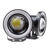 ŚWIATŁA DRL COB LED dzienne angel eye Zestaw, średnica 8,9cm