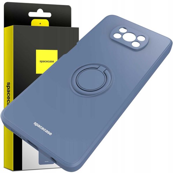 Spacecase Silicone Ring Poco X3 Pro/Nfc Blue zdjęcie 8