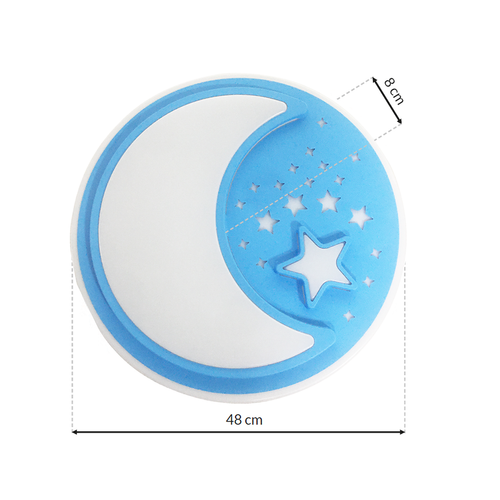 Plafon NOTE BLUE 45W LED Ø480 mm na Arena.pl