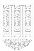 P12 Panel EKRAN ornament glamour z kryształkiem dekoracja okienna 90x130