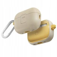 Etui z klapką UNIQ do Apple AirPods Pro 2 beżowy
