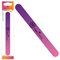 TOP CHOICE Pilnik do paznokci prosty 100/180 RAINBOW