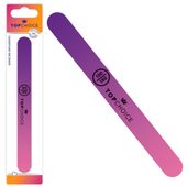 TOP CHOICE Pilnik do paznokci prosty 100/180 RAINBOW