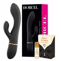 Wibrator ze stymulatorem łechtaczki + perfumy.