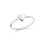 srebrny pierścionek z serduszkiem 16