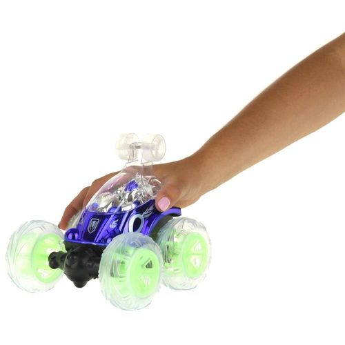 Zdalnie Sterowany Samochód Kaskaderski - niebieski na Arena.pl