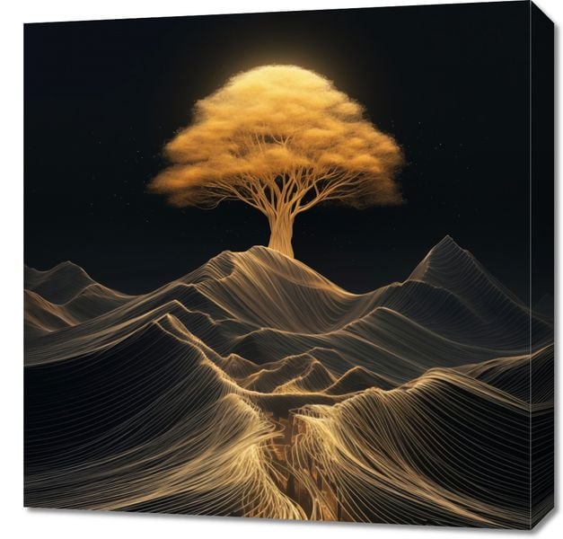 Obraz 60x60cm Drzewo Energii zdjęcie 1