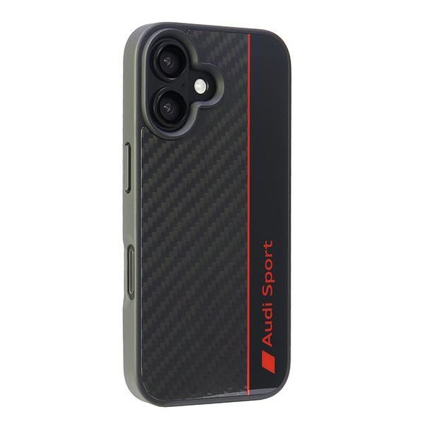 Etui Audi do iPhone 16, Czarny zdjęcie 2