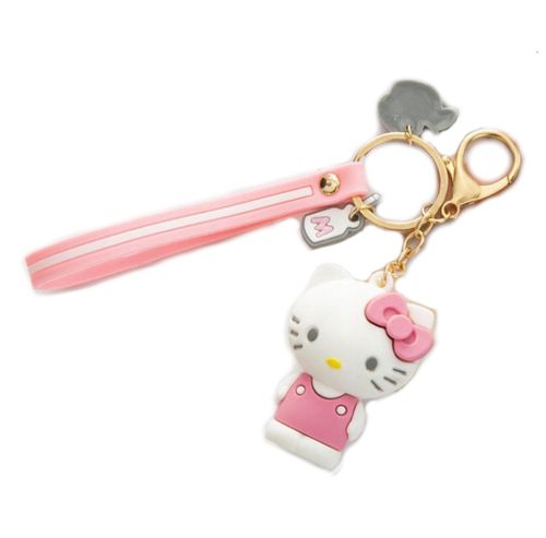 Brelok breloczek do kluczy kotek kot różowy na Arena.pl