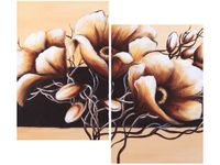 80X70CM DOSTOJNE KWIATY DUO OBRAZ