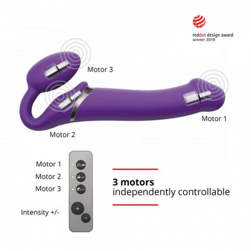 vibrating strap on   m   purple na Arena.pl
