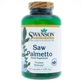 Swanson Saw Palmetto (palma sabałowa) 540mg 250 kapsułek - Długi termin ważności!