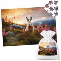 PUZZLE TRADYCYJNE - ZWIERZĘTA KRÓLIK - 120 el