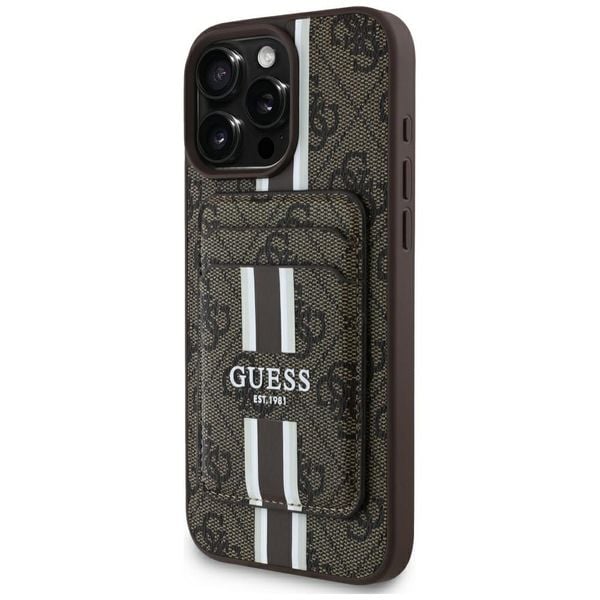 Etui Guess do iPhone 16 Pro Max, Brązowy, MagSafe zdjęcie 1
