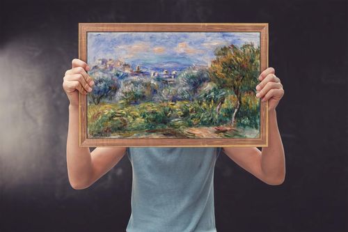 Landscape, Pierre-Auguste Renoir - plakat 29,7x21 cm na Arena.pl