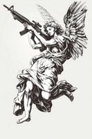 Plakat 61x91,5cm Anioł Wojny