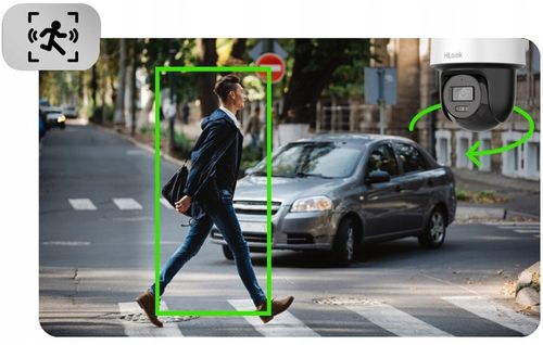 Zestaw Monitoringu 4Mpx Kamery Obrotowe IP HiLook Obrót 340 Stopni PoE na Arena.pl