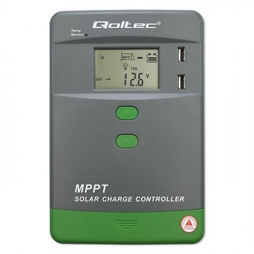REGULATOR ŁADOWANIA QOLTEC MPPT 40A LCD SOLAR 12V/24V zdjęcie 3