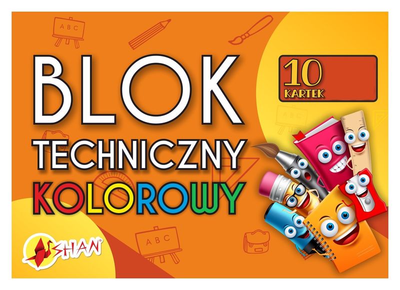 blok techniczny kolorowy - a3 zdjęcie 1