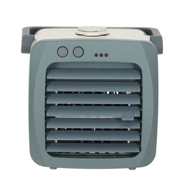 SKUTECZNY Mini klimatyzator wentylator nawilżacz powietrza na wodę z rączką zdjęcie 7