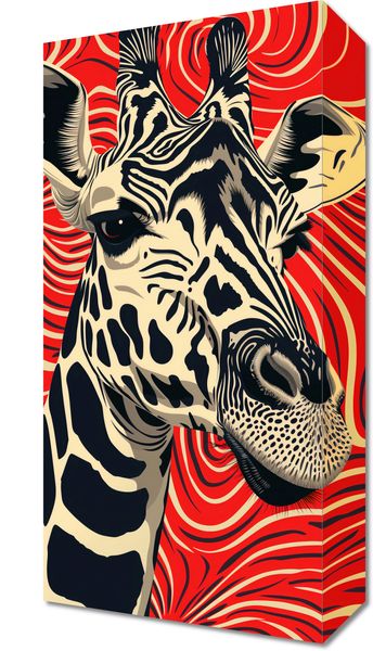 Obraz 20x40cm Wzrok Żyrafy zdjęcie 1