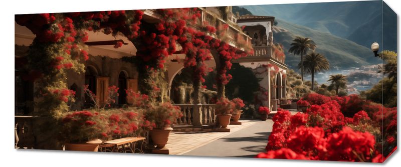 Obraz 70x30cm Czerwona Idylla zdjęcie 1