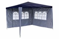 Pawilon ogrodowy - granatowy 3 x 3 m + 2 ściany boczne