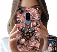 ETUI DO SAMSUNG GALAXY S9 PLUS - KOBIECE WZORY KŁÓDKA SERCE CASE + FOLIA