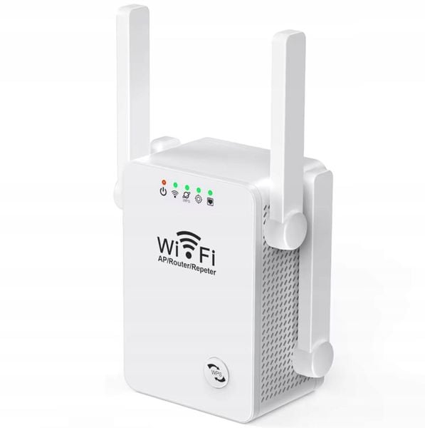 WZMACNIACZ SYGNAŁU WI-FI REPEATER ACCESS POINT AP RJ45 300Mb/s 2,4GHz AK341 zdjęcie 2