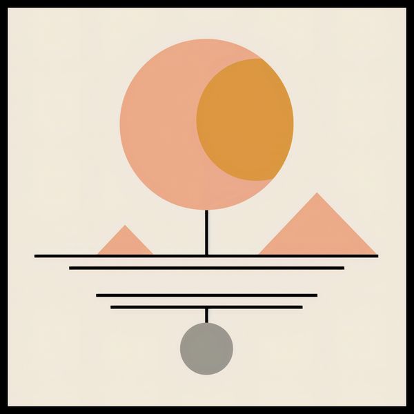 Plakat 50x50cm Geometryczna Utopia zdjęcie 2