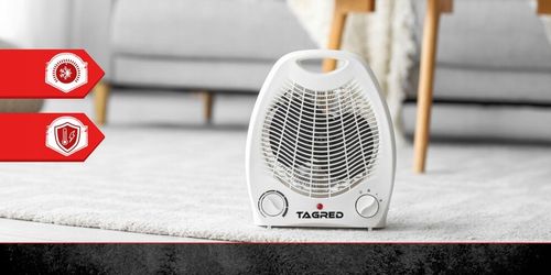 Grzejnik elektryczny Termowentylator Wydajna Farelka z Termostatem 2000W na Arena.pl