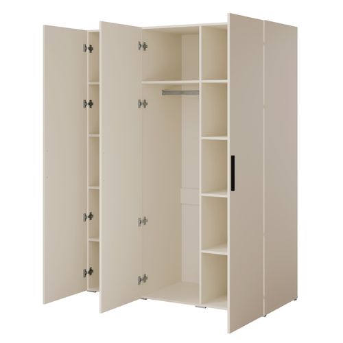 Szafa uchylna Napoli 3D 150 Kaszmir (czarny uchwyt) na Arena.pl