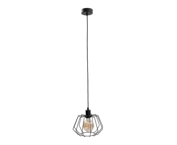 Lampa wisząca 1xE27 LUNA BLACK zdjęcie 1