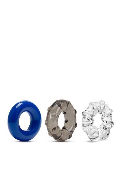 Stay Hard Triple Stretch 3Pack Cockrings zdjęcie 3