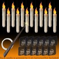Magiczna różdżka i 12 wiszących świec LED