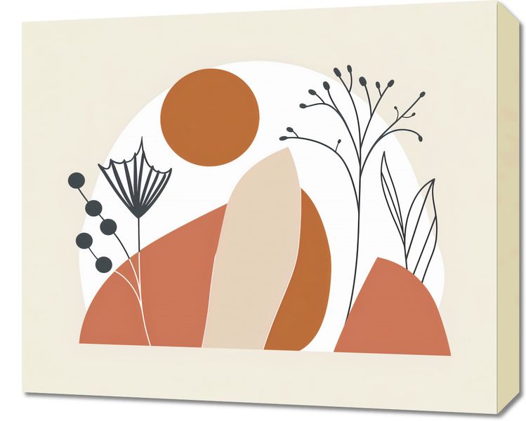 Obraz 60x50cm Organiczny Splot zdjęcie 1