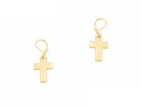 kolczyki drobne krzyżyki (p21/wio/52au)