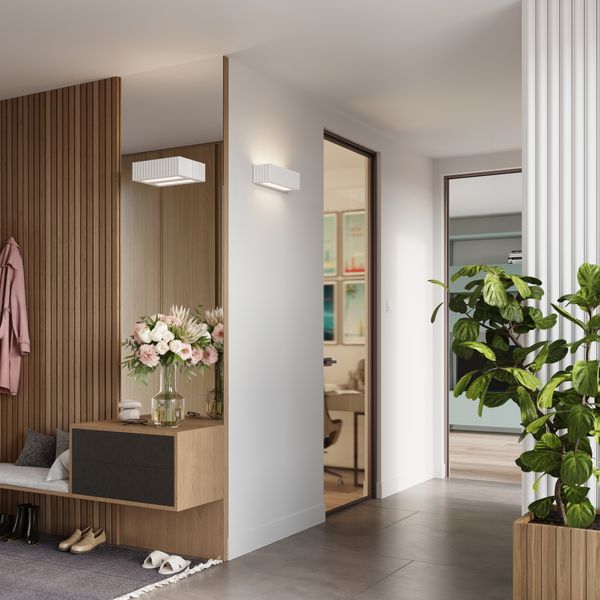 Kinkiet ceramiczny RIGATA biały zdjęcie 12