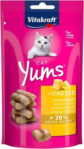 PRZYSMAK DLA KOTA smakołyki MIX SMAKÓW ciastka VITAKRAFT CAT Yums 10x 40g na Arena.pl