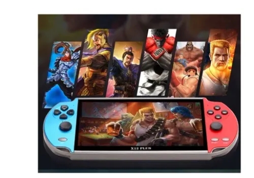 PRZENOŚNA KONSOLA X12 PLUS 5000 GIER 32GB 7 CALI POLSKIE MENU na Arena.pl