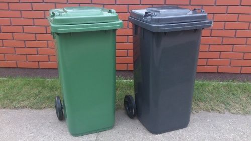 POJEMNIK KOSZ ŚMIETNIK 120L NA ŚMIECI ODPADY-MOCNY na Arena.pl