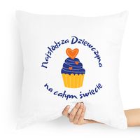 Poduszka Dla Dziewczyny Najsłodsza Dziewczyna Z Nadrukiem Ze Zdjęciem