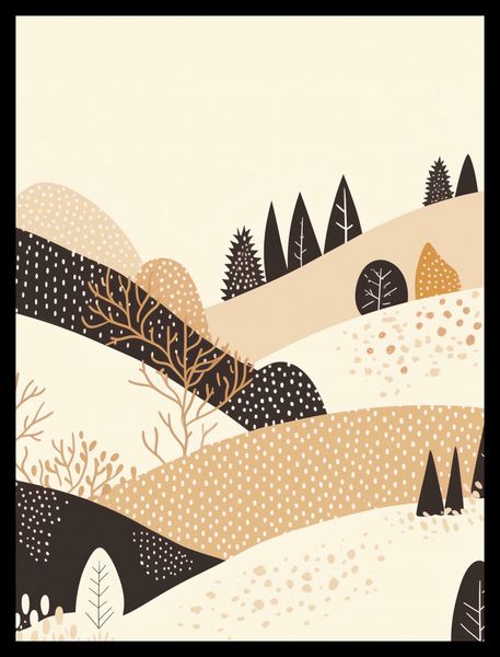 Plakat 60x80cm Jesień w Wzgórzach zdjęcie 2