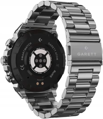 Smartwatch GARETT Atom Stalowy Srebrny na Arena.pl