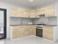 Zestaw mebli kuchennych Atlanta Sonoma Narożne